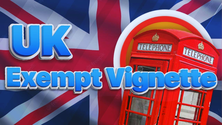UK Get an exempt vignette